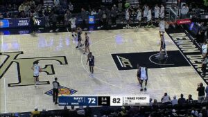Navy vs Wake Forest market analysis Mar 18